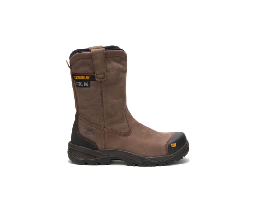 Panske Pracovne Topanky Caterpillar - Spur Steel Toe - Hnede ( 7528-BNYXA )